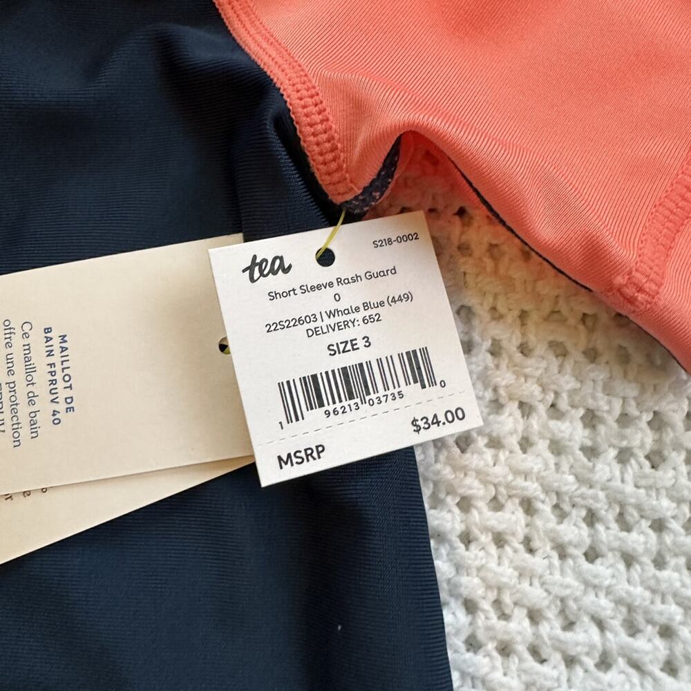 Tea Collection Color Block Rash Guard - Picture 4 of 4